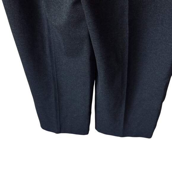 Spanx Sz 1XT Ponte Wide Leg Pant Trouser Gray Pull On Stretch Compression Comfy - Picture 5 of 15
